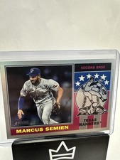 2025 Topps Heritage 1976 Player Icons 76PI-5 Marcus Semien, Texas Foil