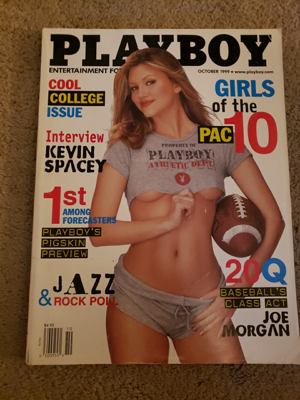 PLAYBOY MAGAZINE - OCTOBER 1999  - Kevin Spacey Interview - Girls Of The PAC 10