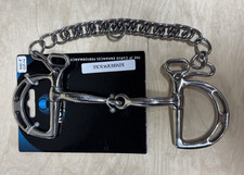 JP Curve Korsteel Single Jointed Uxeter Kimberwicke Snaffle Bit - 5