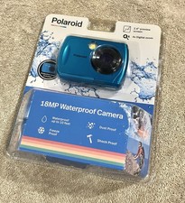 Polaroid 18MP Waterproof Digital Camera Teal Blue New SEALED