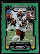 2023 Panini Prizm Football Green #292 Brian Robinson Jr.