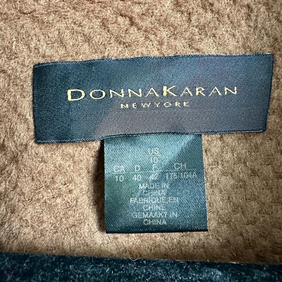 Abrigo de Nueva York de Donna Karan para mujer 10 Camel Mezcla de lana con cinturón Largo NWT Foto 3 de 4