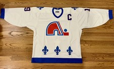 RARE VINTAGE - Quebec Nordiques Authentic CCM Jersey - Joe Sakic, Size 52