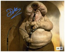 Deep Roy Signed 8x10 Photo Star Wars: Episode VI Return of the Jed Zobie COA