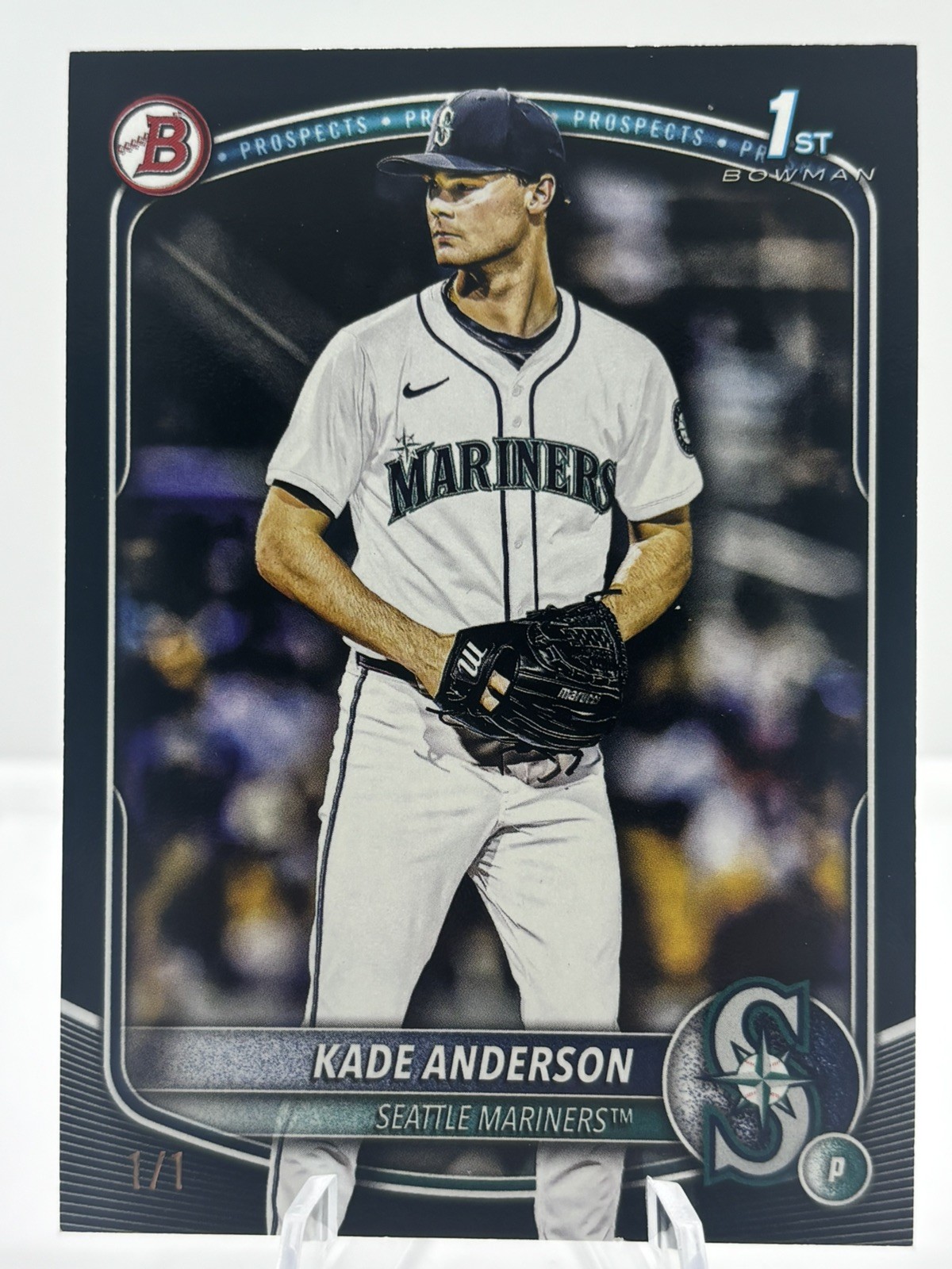 2025 Bowman Draft - 1st Bowman Kade Anderson #BD-3  Black Paper (RC) 1/1!!!