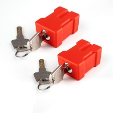 2Set Plug Lock-Electrical Cord Plug Lockout Device,Electrical Shutdown7607
