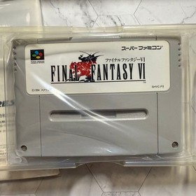 FINAL FANTASY VI Super Famicom SFC Japanese Version Complete in Box (CIB) Tested
