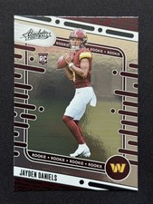 2024 Panini Absolute Football #102 Jayden Daniels RC Rookie Black SP Commanders