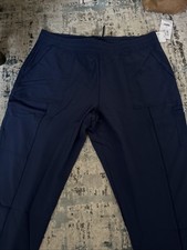 Cherokee Work Wear Medical Scrub Elastic Drawstring Jogger Mens Large Navy