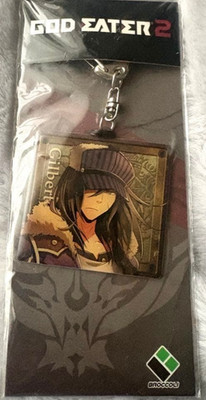 Japanese anime God Eater metal keychain Gilbert McLane