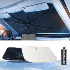 Car Windshield Sun Shade Umbrella - Nano-Ice-Crystal Coatings Protect Car