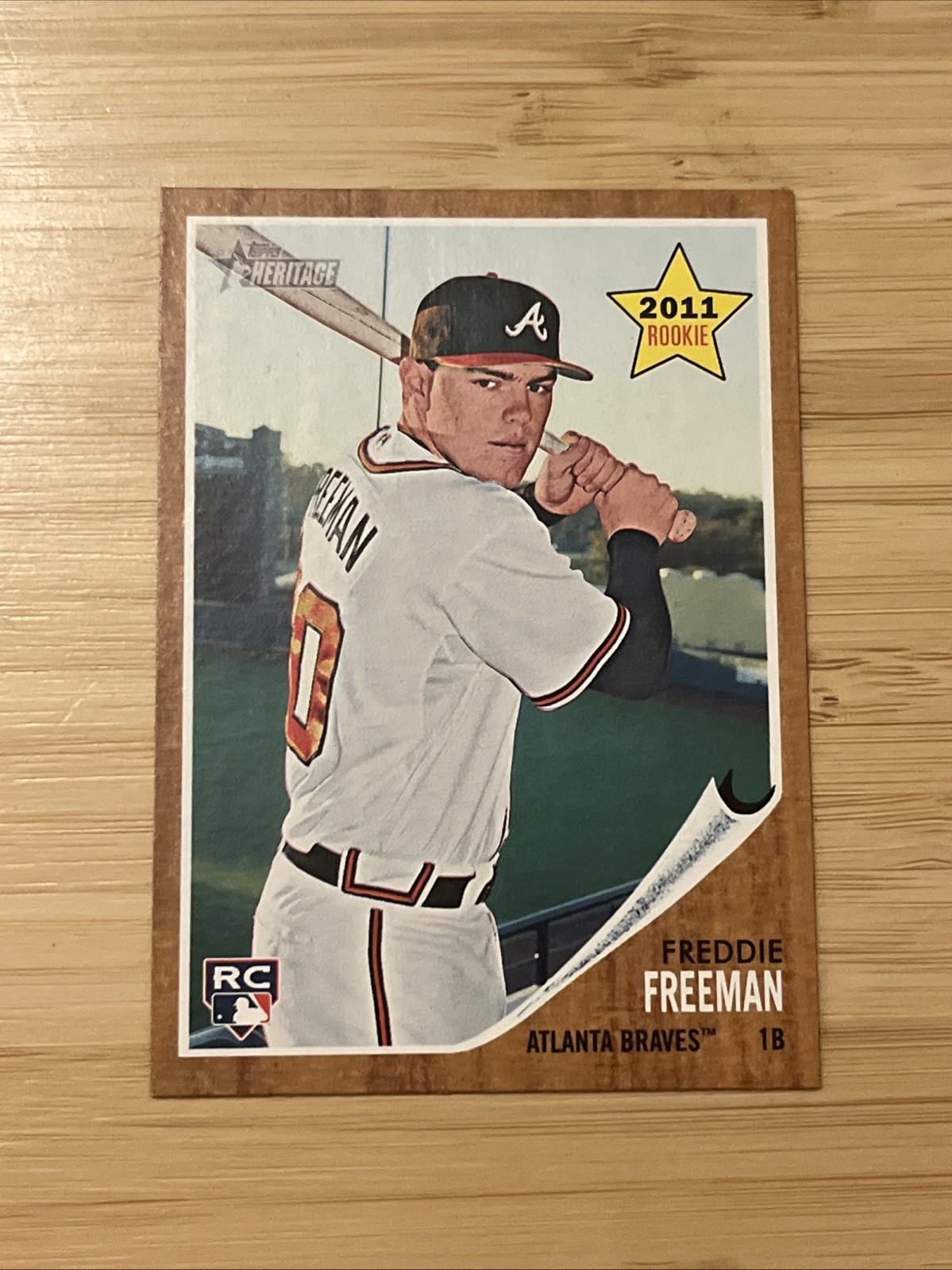 2011 Topps Heritage - Freddie Freeman #76 (RC)