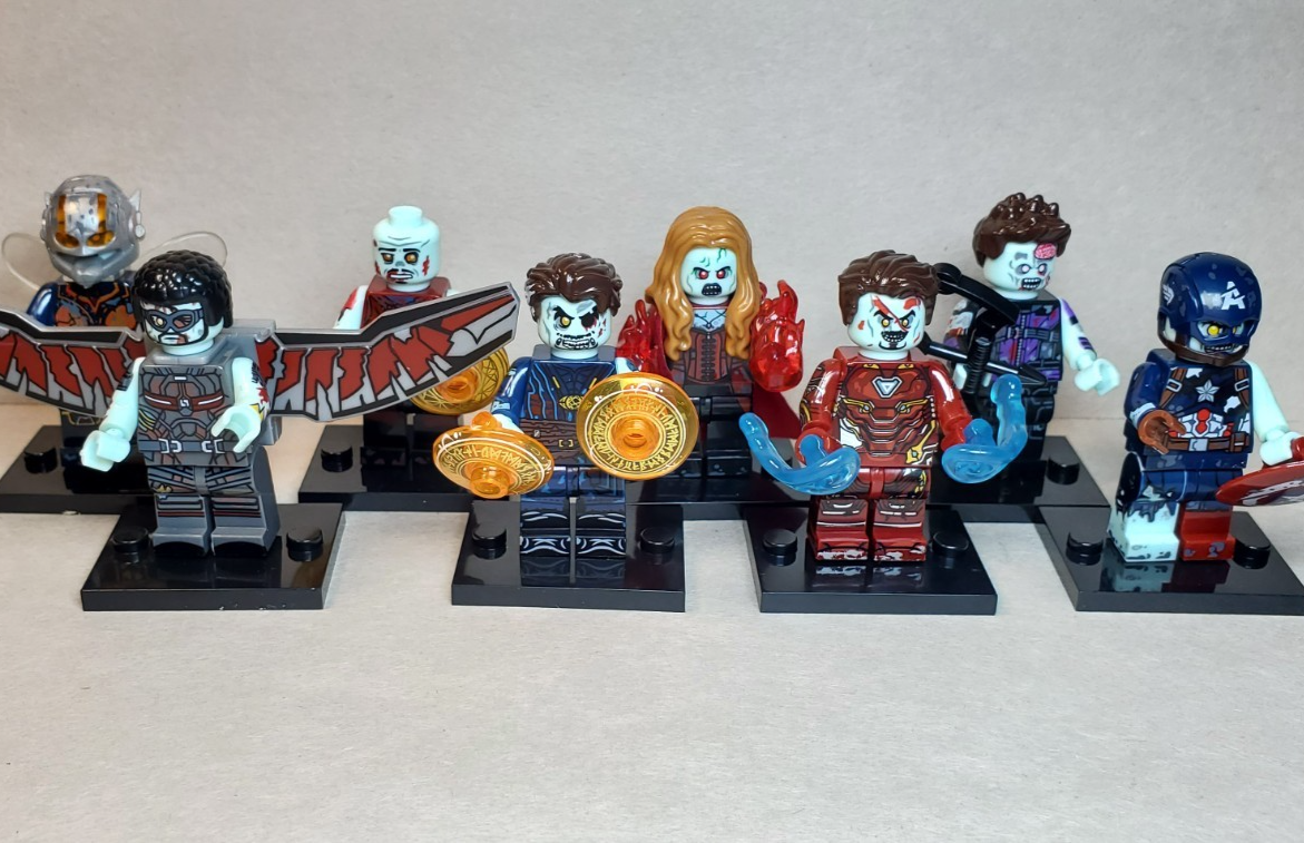 Custom Lego The Avengers Marvel Zombies Minifigures Pack