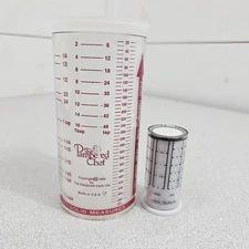 Pampered Chef Wet Dry Liquid Measuring Cups 2 Cup  & 2 Tbsp