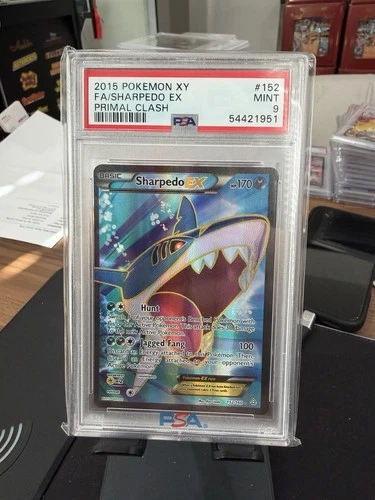 Sharpedo EX (#152 Full Art) 152/160 XY - Primal Clash PSA 9
