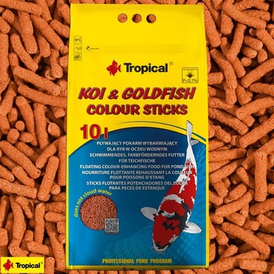 Tropical Koi & Goldfish Colour Sticks 10 Liter Goldfisch Koi farbfördernd Teich