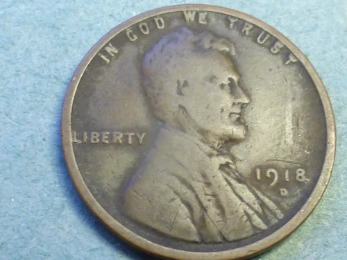 1918-D  LINCOLN CENT VG