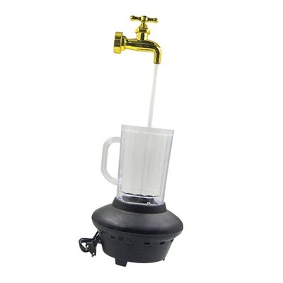 Schwimmender Wasserhahn, Brunnen, fließender Ausguss, unsichtbarer