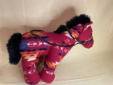 Pendelton Gund Franklin Wool Horse Pony Plush Southwestern Aztec RED RARE COLOR