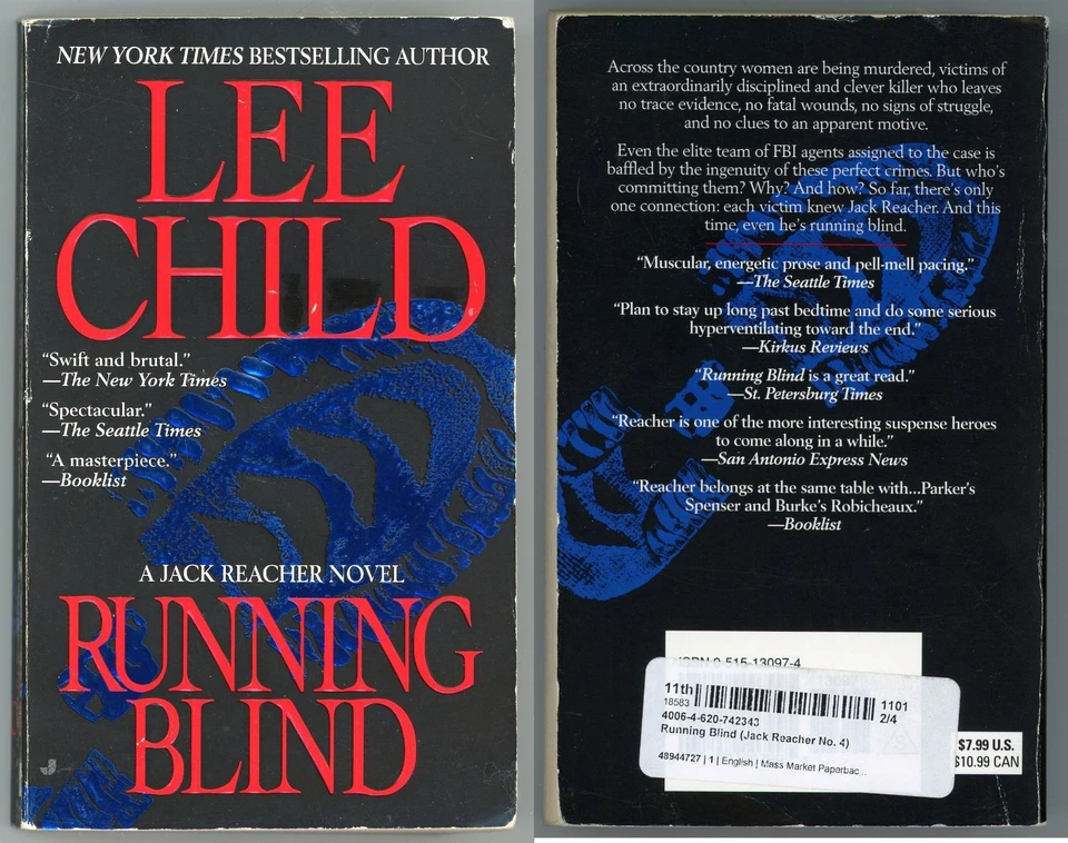 Jack Reacher Action Thriller Lot of 3 Paperback by Lee Child - Image 3 of 4