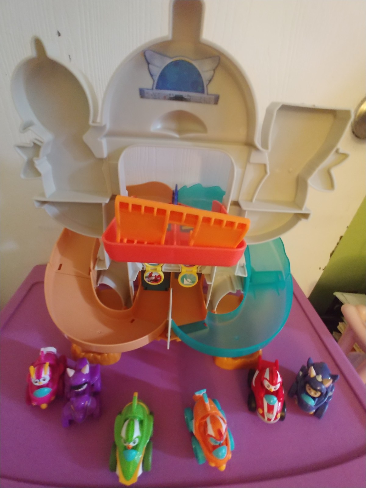 Nickelodeon Nick Jr Top Wing Mission Ready Track with Race Cars