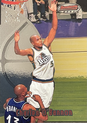1997-98 Bowmans Best Rookie RC CHARLES O BANNON Detroit Pistons 