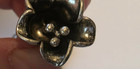 FOSSIL BRAND SILVER COLORED FLOWER PENDANT NECKLACE 17" — photo 5