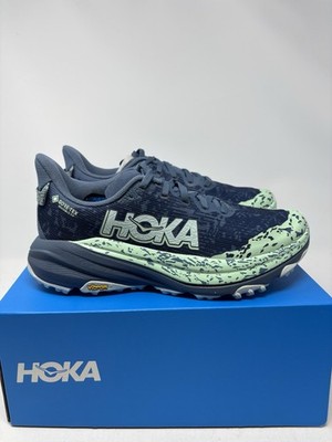 Hoka One One Speedgoat 6 GTX 1155151-TFL Blue Trail Running Shoes Women's Size