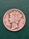 1942  Mercury Silver Dime USA Coin