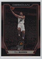 2018-19 Panini Obsidian Electric Etch Red Prizm 1/5 TJ Warren #39 i0b