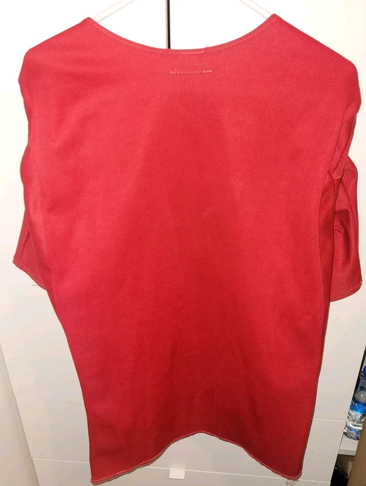 Titan Fury Bench Shirt, Special Order For 242lbs Class, Red, Lightly Used - Image 4 of 4