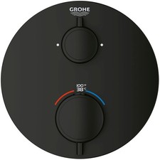Grohe 24 133 Grohtherm Thermostatic Valve Trim Only - Black