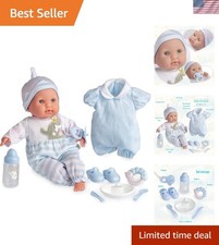 15" Realistic Soft Body Baby Doll with Open/Close Eyes - Berenguer Boutique...