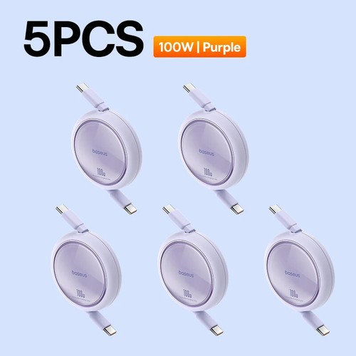 Retractable USB C To USB C PD Cable For IPhone 16 Pro Max Charger Cable Wire Lot - 第 10/26 張圖片