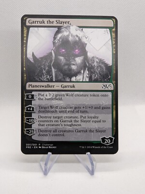 Garruk the Slayer OVERSIZE- MTG Magic the Gathering - M15 | eBay