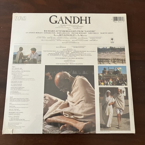 Gandhi Original Soundtrack Ravi Shankar LP RCA SEALED COPY - Picture 2 of 7