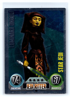 Star Wars Force Attax Serie 1   Star Jedi Luminara Unduli