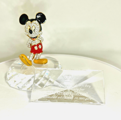 Le Club MICKEY　クリスチャン・ボルタンスキー JEWELED MICKEY MOUSE Swarovski Disney Figurine Arribas