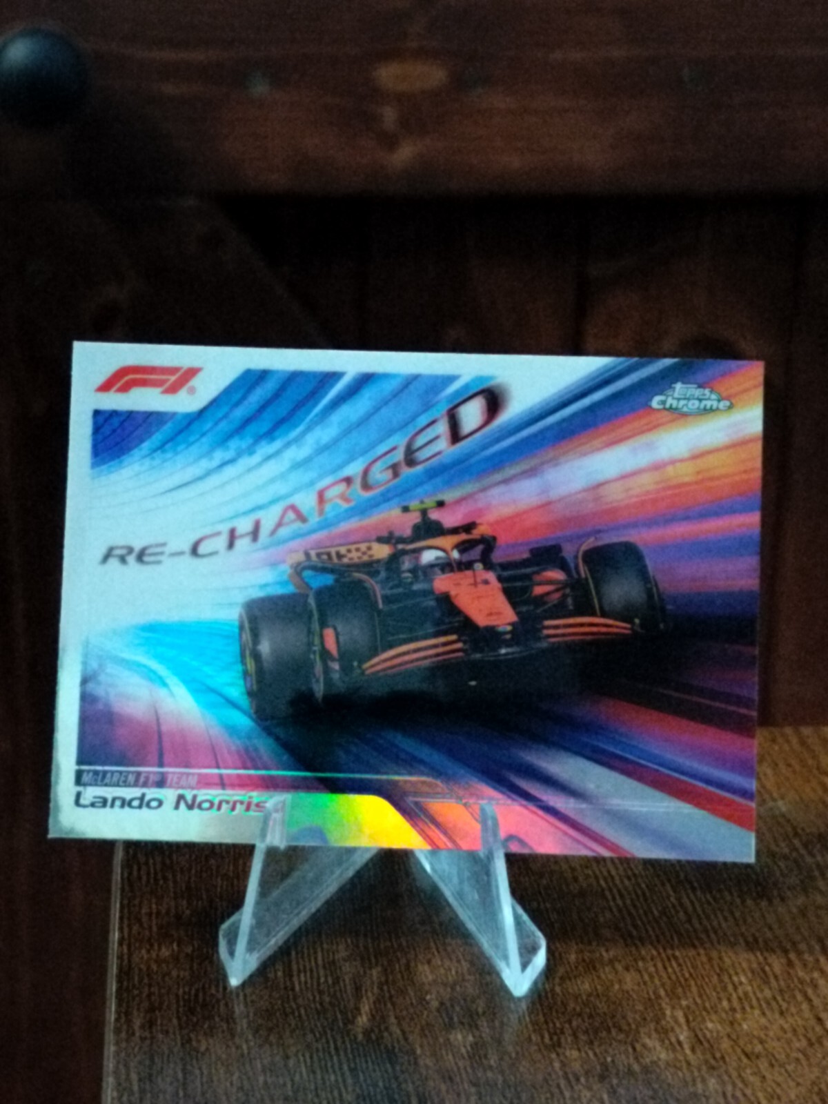 2024 Topps Chrome F1 Formula One Lando Norris Re-Charged #RECH-7 McLaren