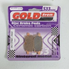 Plaquette de frein Gold Fren pour Moto Fym 125 Cr R 2006 à 2007 AVG Neuf