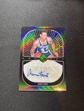 2019-20 Panini Obsidian Jerry West Auto Galaxy GAJWT 49/60 LA Lakers