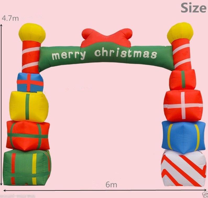 Giant Inflatable Christmas Arch with Gift Boxes for Opening Ceremony 6m m eBay