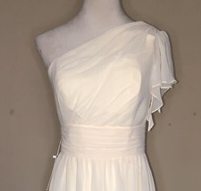 NWOT Ivory Evening Gown A-Line Empress Formal Homecoming Wedding Bridesmaid