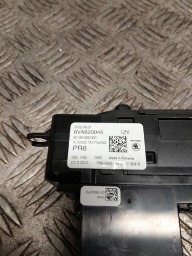 SKODA FABIA TSI DSG HEATER CONTROL PANEL 6VA820045 2021-2024 - Picture 23 of 24