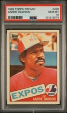 1985 Topps Tiffany #420 Andre Dawson - PSA 10