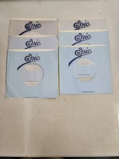 45 RPM 7" RECORD SLEEVES CO. SLEEVE 6 PACK SEE PHOTOS - Epic SLV149 