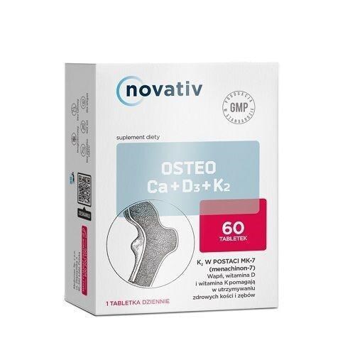5908288961011 Novativ Osteo CaD3K2 60 таблеток лекарственных средств 4290₽