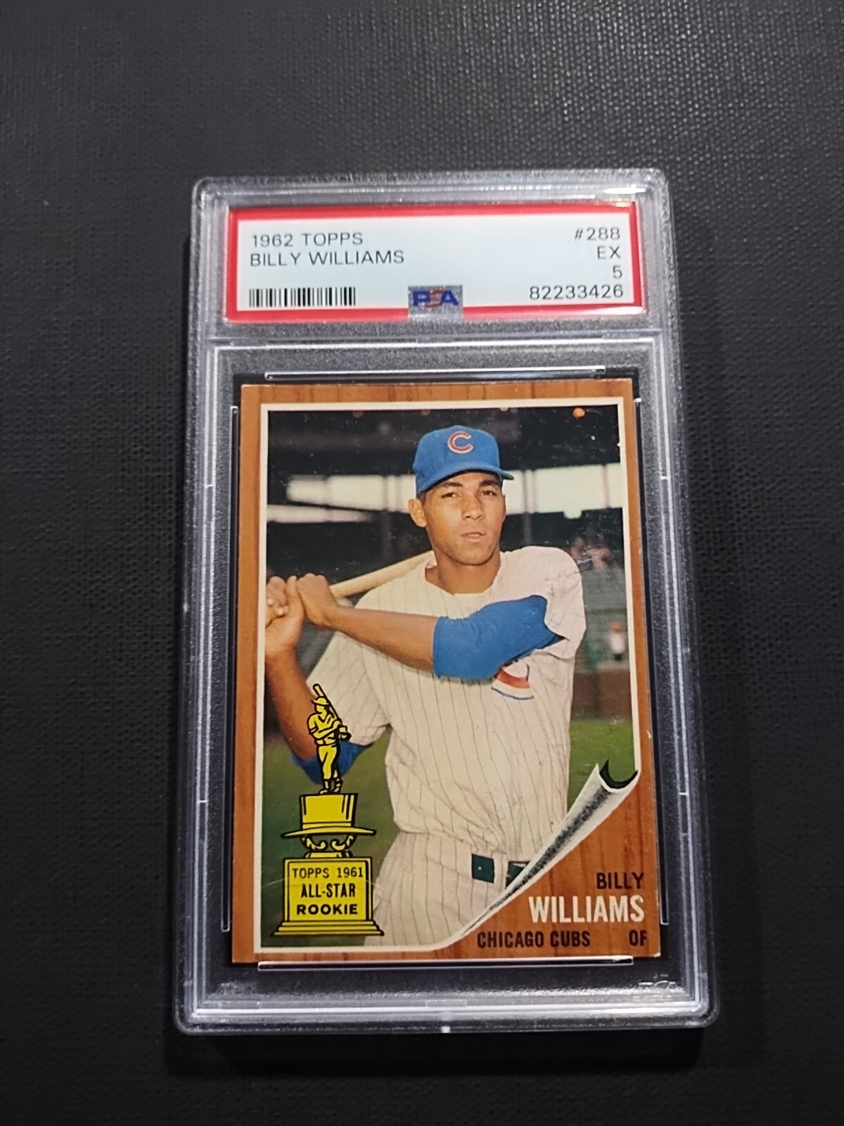 1962 Topps Billy Williams #288 Chicago Cubs HOF⚾💥⚾ PSA 5 EX