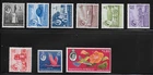 TRINIDAD & TOBAGO  1960   Definitive   MNH+MLH-VF  #  Y.T.  Mich.172-8+181+185
