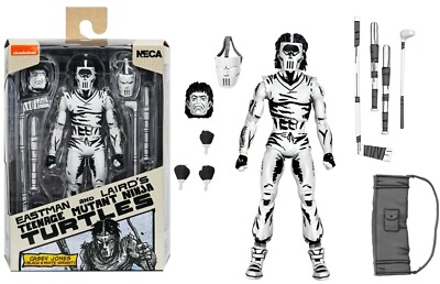 NECA TMNT Black & White Casey Jones Mirage Comics 7'' Inch Scale Figur AUF LAGER
